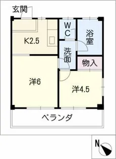 コーポ竜【3階】の間取り