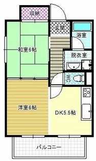 グランデ松原【2階】の間取り