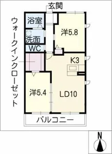 アーバンハイム【2階】の間取り
