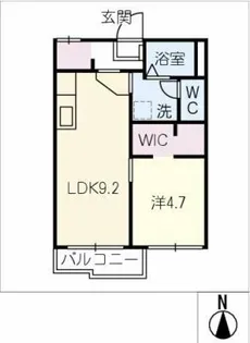 タウニー青山【2階】の間取り