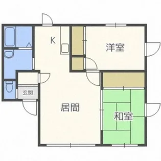 ルーエプラツ【1階】の間取り