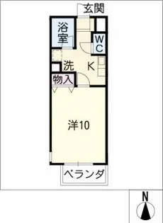 ハートヒルズ舳越【1階】の間取り