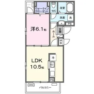 ポルチュラーカ【3階】の間取り
