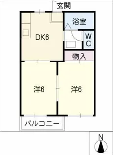 ファミールロジュマン【1階】の間取り
