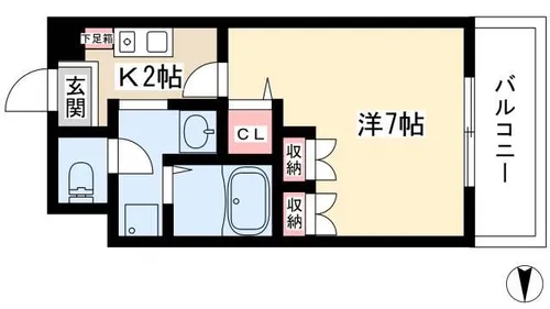 マ・メゾン・プルミエ【5階】の間取り