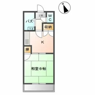 ハイツL【2階】の間取り