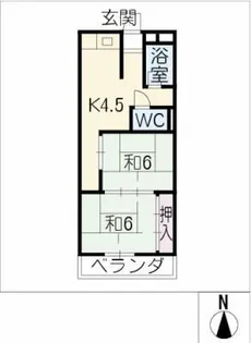 ときわビル【4階】の間取り