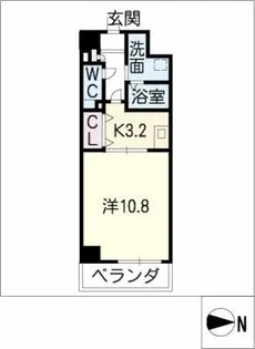 音羽壱番館SAKAE【6階】の間取り