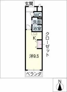 ART VERT【2階】の間取り