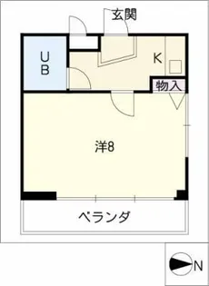 ポスタル野並【3階】の間取り