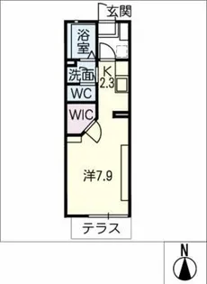コンフォートハウス中央【1階】の間取り