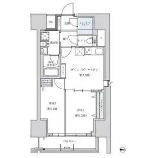 パークアクシス新栄【607号室】の間取り