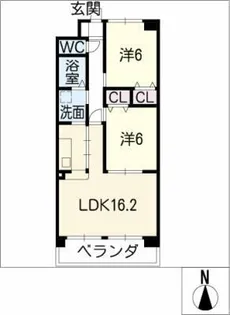 CASTELLO DI @KANON【3階】の間取り