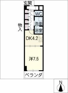 FOUR LEAVES前田【8階】の間取り