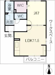 リヴィエール【1階】の間取り