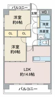 ロイヤルヒルズ【3階】の間取り