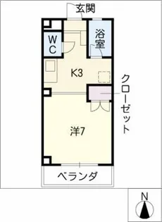 スズキビル【2階】の間取り