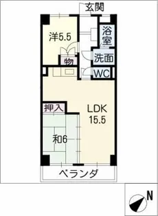 ライフ21 INA【2階】の間取り