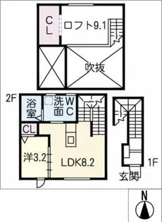 ESPRESSO稲沢【2階】の間取り