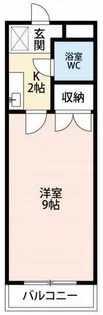 Kマンション【4階】の間取り