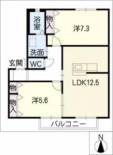 sola【1階】の間取り