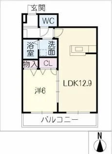 メゾンドサージュ【1階】の間取り
