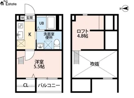 アーバンレックス 中村公園【2階】の間取り