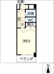 Life Stage 四谷【1階】の間取り