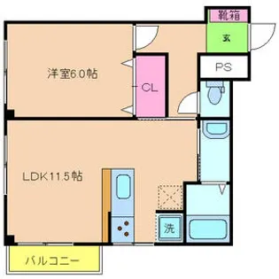 GRACE TACHIBANA【203号室】の間取り