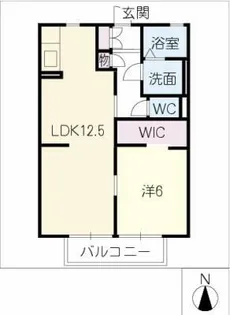 メゾン・デュ・シーニュB棟【2階】の間取り