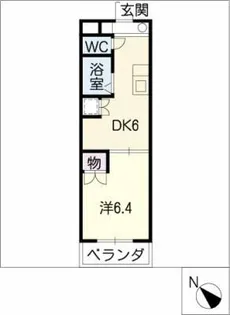 ユニオンハイツ日比野【3階】の間取り