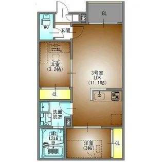 REGALEST草薙【2階】の間取り
