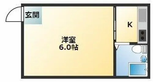 ハイツ遠藤【1階】の間取り