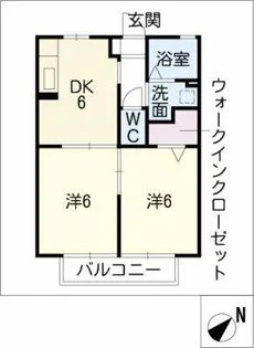 ボナール【1階】の間取り