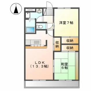 プロニティ五反田【3階】の間取り