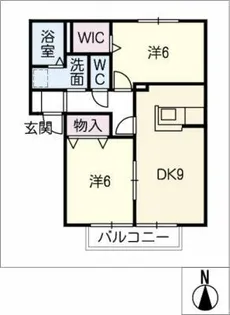 ハウスソレジオ【1階】の間取り