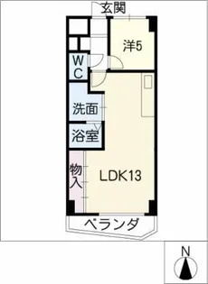 ヒルズ平和ケ丘【3階】の間取り