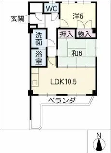 VILLA若葉台【4階】の間取り