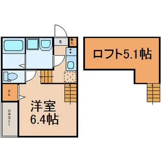 エスポワール【1階】の間取り