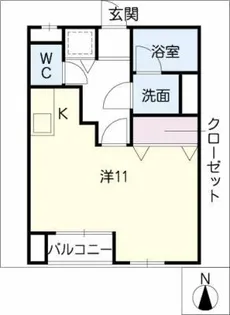 win1【1階】の間取り