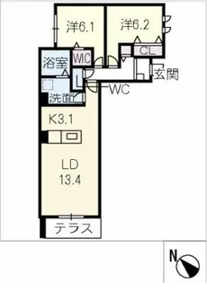 Svillage【1階】の間取り