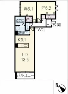 Svillage【2階】の間取り
