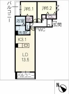 Svillage【3階】の間取り