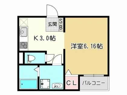 F+style若江本町2号館【1階】の間取り