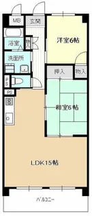 ドミール栄【4階】の間取り