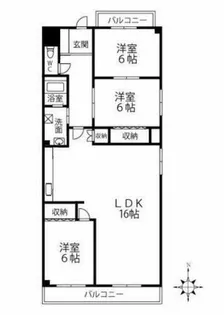 チュリス鶴舞【8階】の間取り