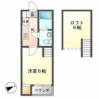 カーサ・ルチア千種A【1階】の間取り