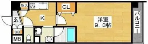 アトール永和【4階】の間取り