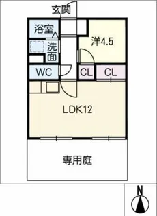 グリーンハウス吉【1階】の間取り
