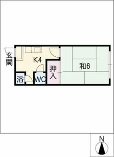 有貴荘【2階】の間取り